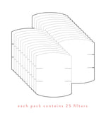 25 Pleated Mask Filters mask Caraa