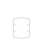 25 Pleated Mask Filters mask Caraa Adult in White