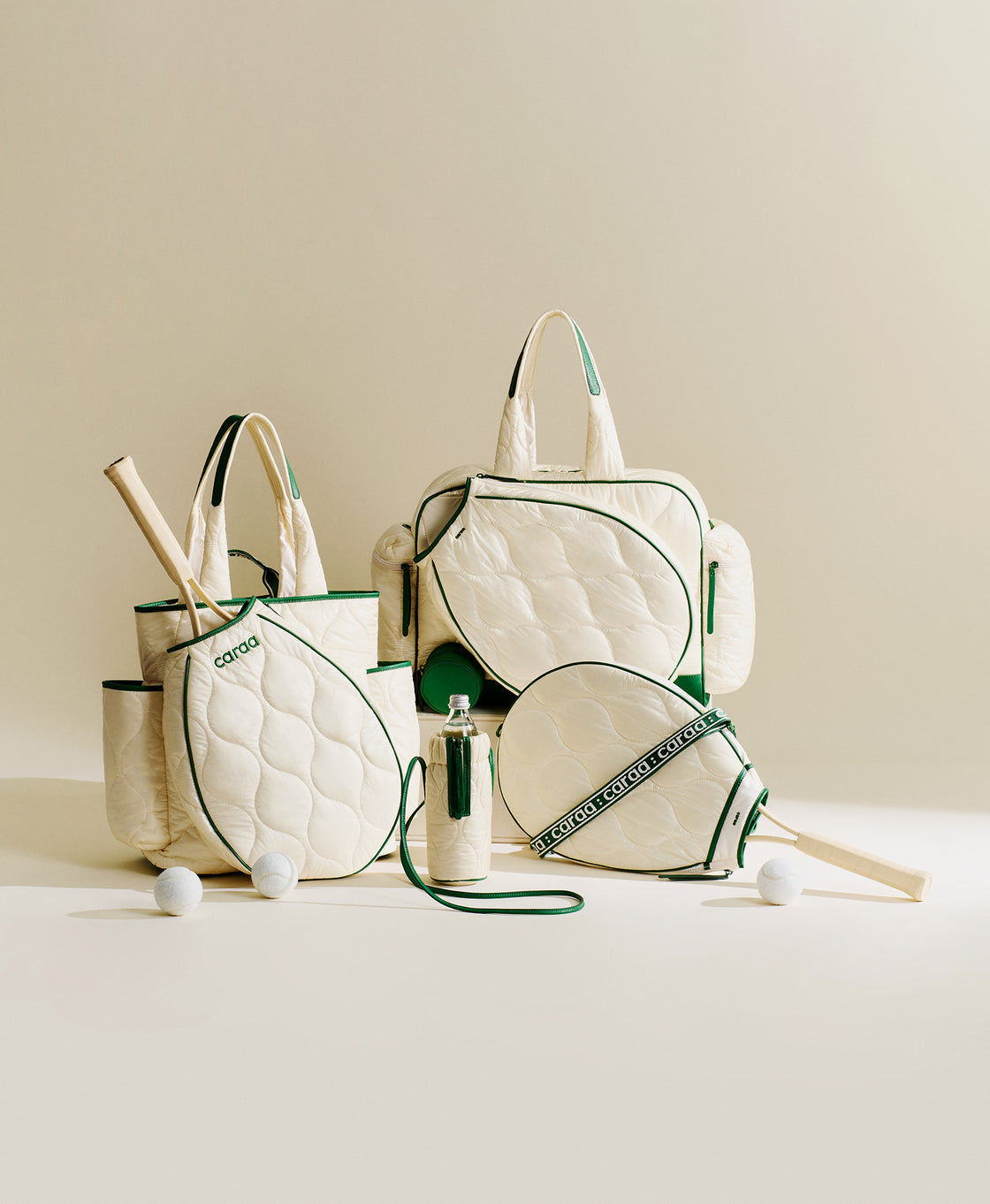 Tennis Quilted Bottle Bag