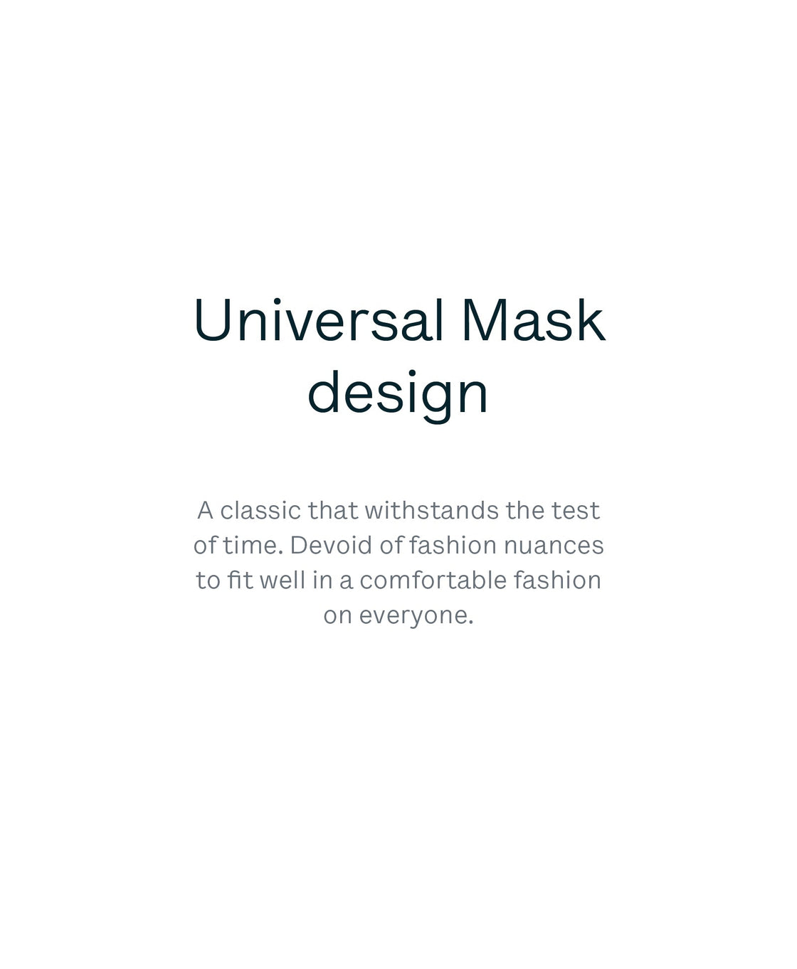 5 Universal Masks