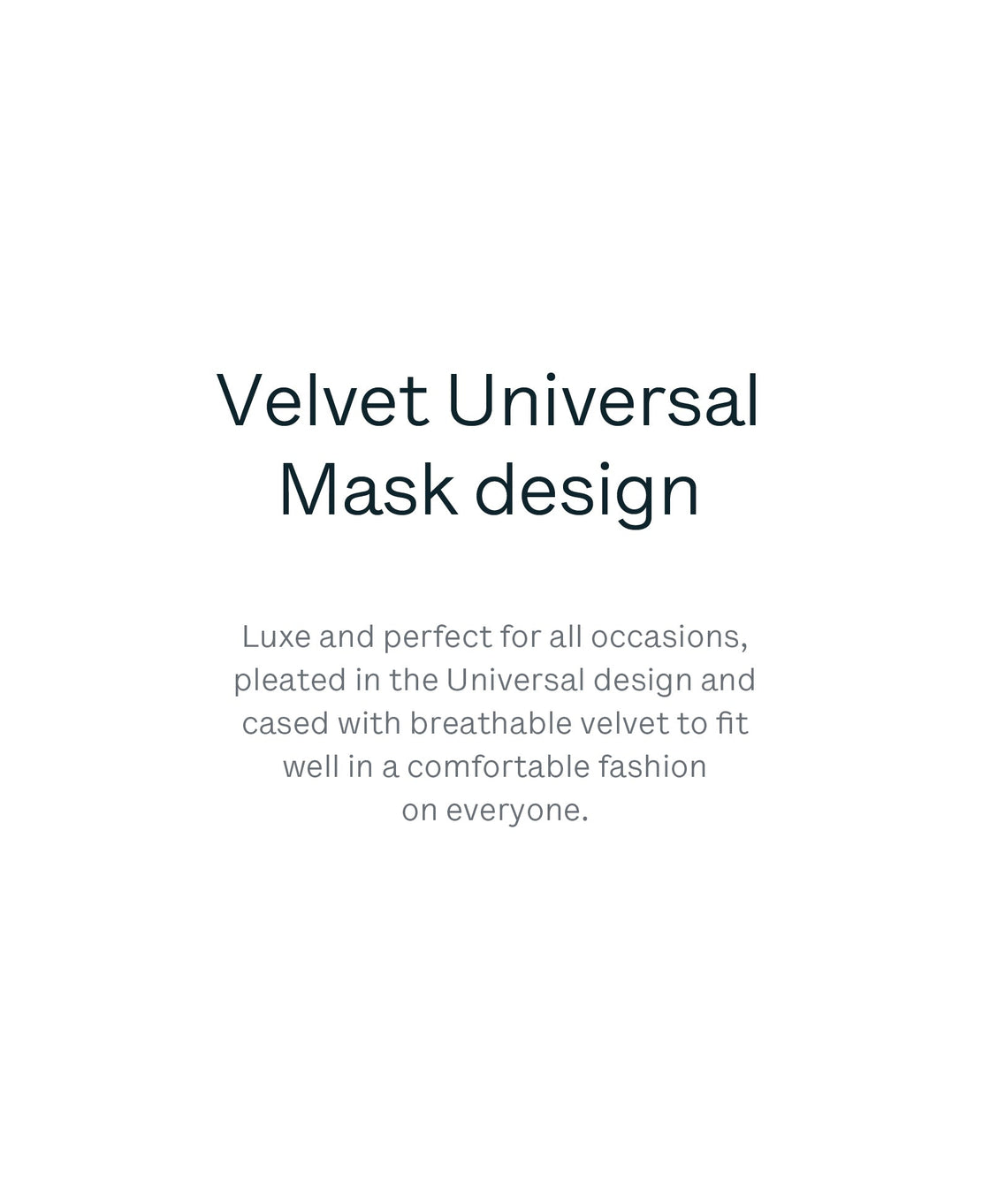 3 Universal Velvet Masks mask Caraa