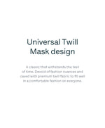 5 Universal Twill Masks